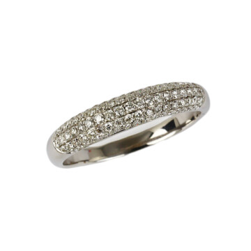 Featured image of this Women’s 14k White Gold Diamond Ring Size 10