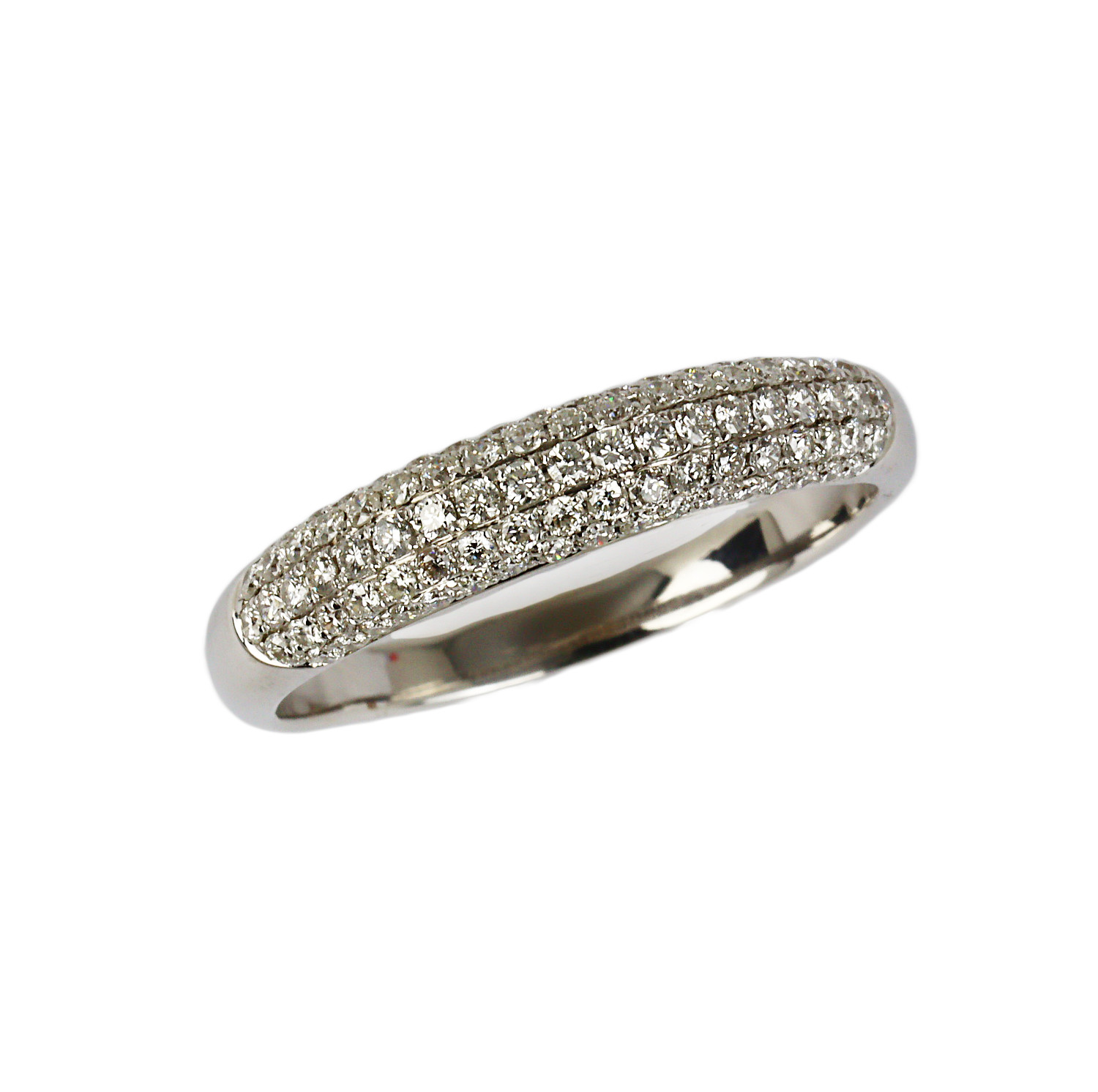 Featured image of this Women’s 14k White Gold Diamond Ring Size 10