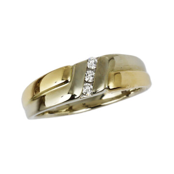 Featured image of this Men’s 14k Yellow Gold Diamond Ring Size 11.5