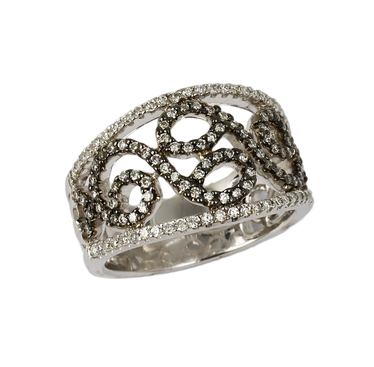 Featured image of this Fischer Women’s 18k White Gold Diamond Ring Size 6.75