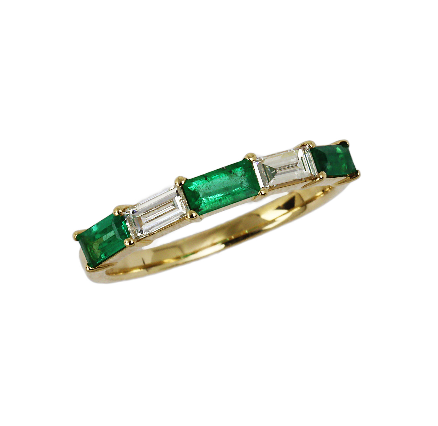 Featured image of this Fischer Women’s 14k Yellow Gold, Diamond, Emerald Ring Size 6.75