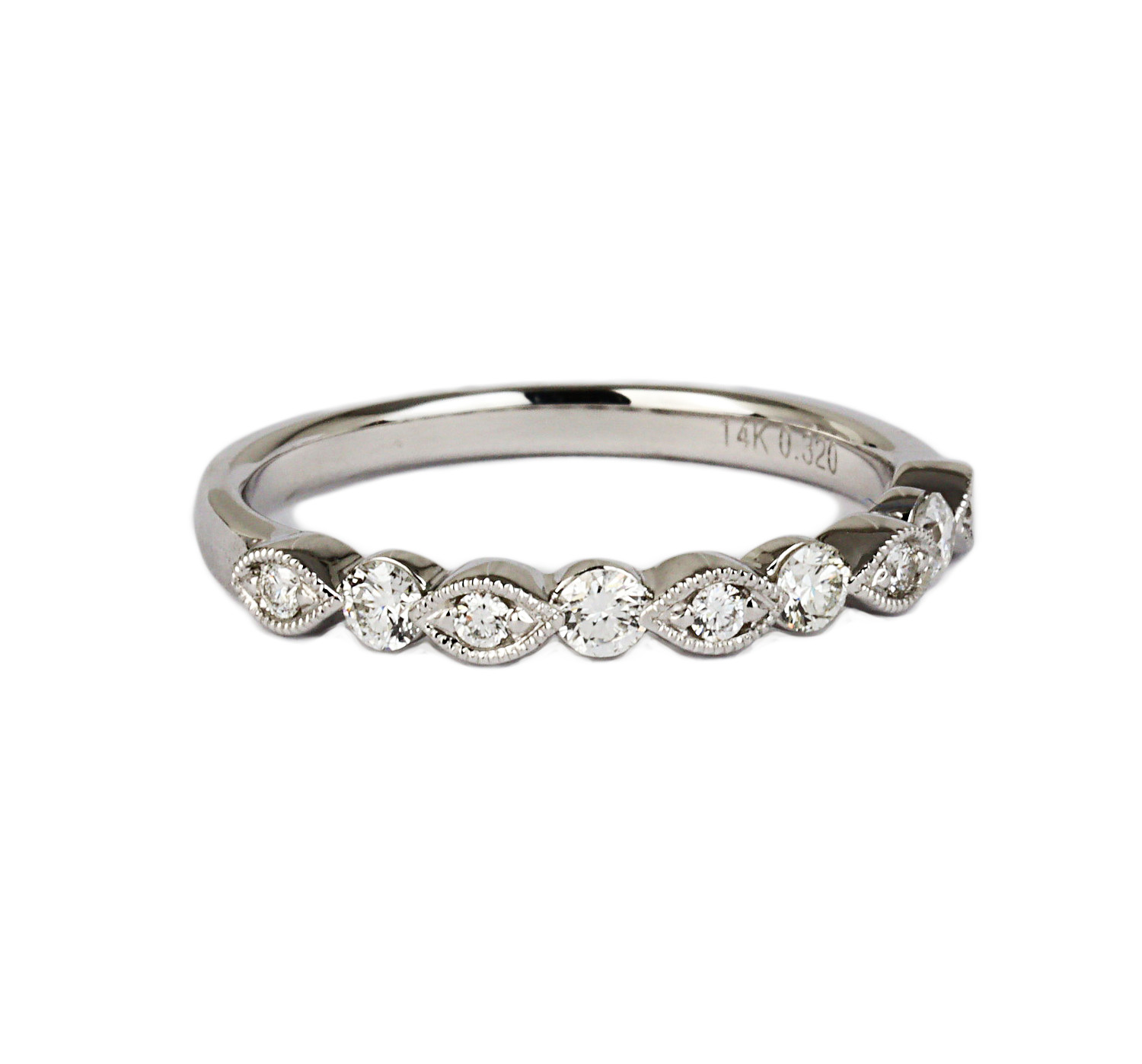 Gallery image of this Fischer Women’s 14k White Gold Diamond Ring Size 7