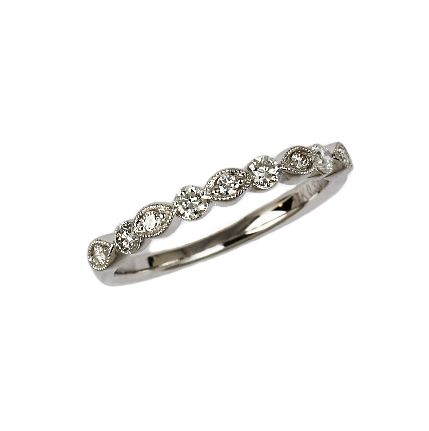 Featured image of this Fischer Women’s 14k White Gold Diamond Ring Size 7