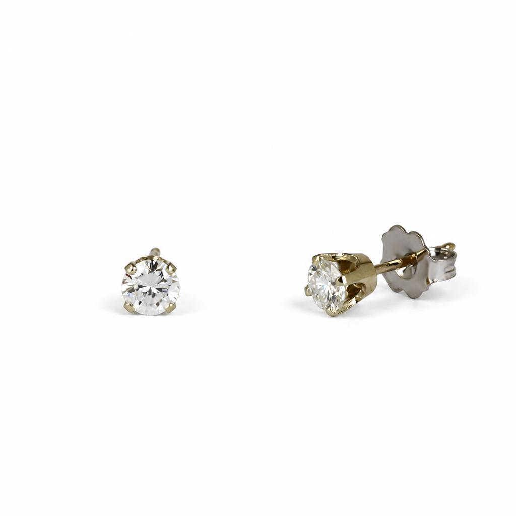 Gallery image of this Women’s 14k White Gold Diamond Stud Earrings