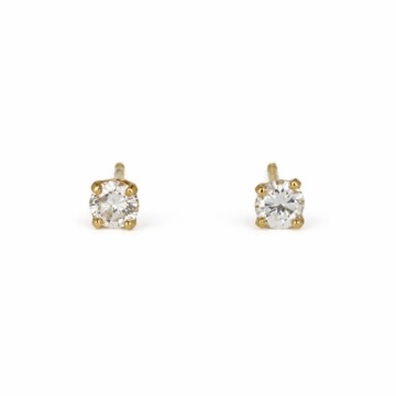 Featured image of this Women’s 14k Yellow Gold Diamond Stud Earrings