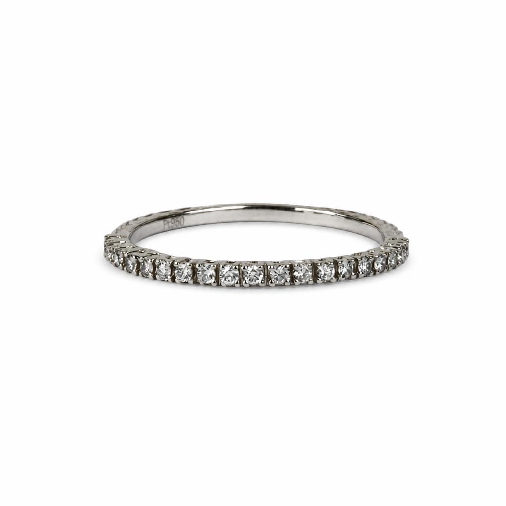 Gallery image of this Women’s Platinum Diamond Ring Size 6.5