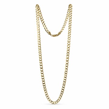 Featured image of this Men’s 14k Yellow Gold Curb Chain Necklace