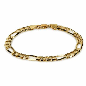 Featured image of this Men’s 14k Yellow Gold Figaro Link Bracelet