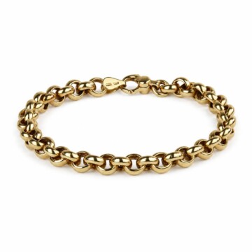 Featured image of this Women’s 14k Yellow Gold Rolo Link Bracelet
