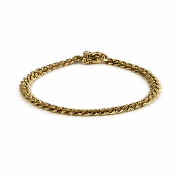 Featured image of this Men’s 14k Yellow Gold Curb Link Bracelet