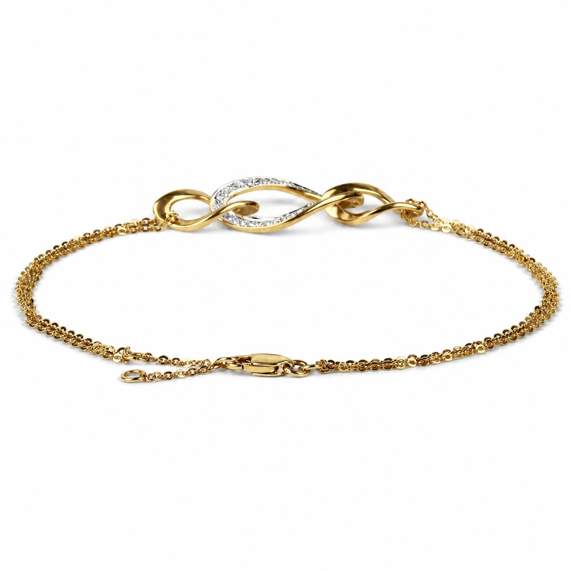 Gallery image of this Women’s 14k Yellow Gold Diamond Bracelet