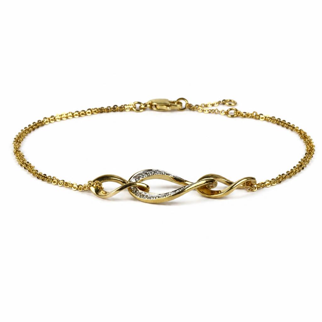 Featured image of this Women’s 14k Yellow Gold Diamond Bracelet