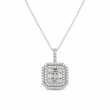 Featured image of this Women’s 14k White Gold Diamond Necklace