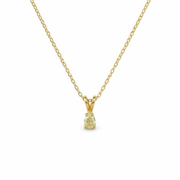 Featured image of this Women’s 14k Yellow Gold Diamond Solitaire Necklace