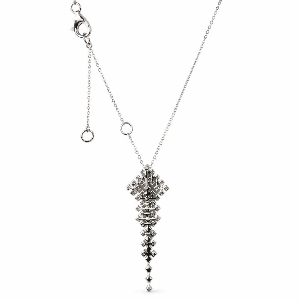 Gallery image of this Women’s 14k White Gold Diamond Necklace