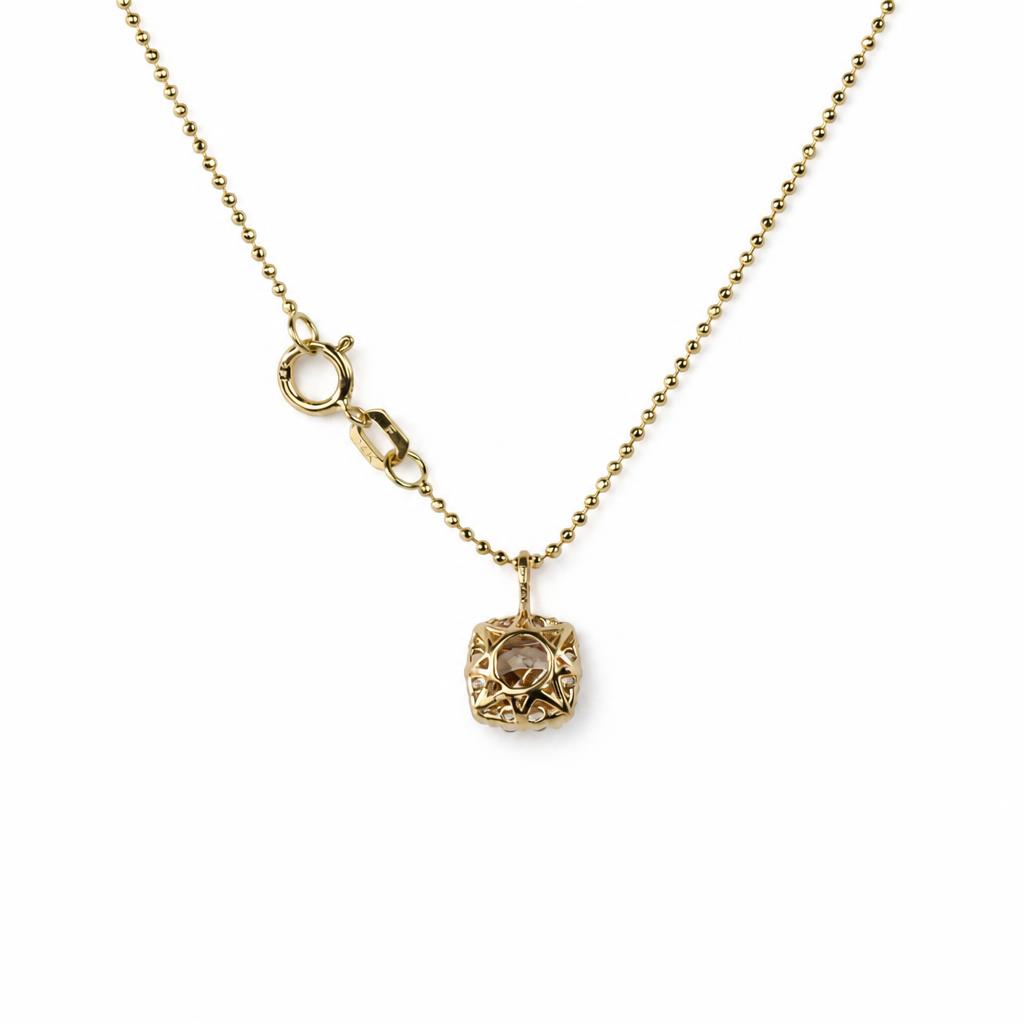 Gallery image of this Women’s 14k Yellow Gold Diamond Necklace