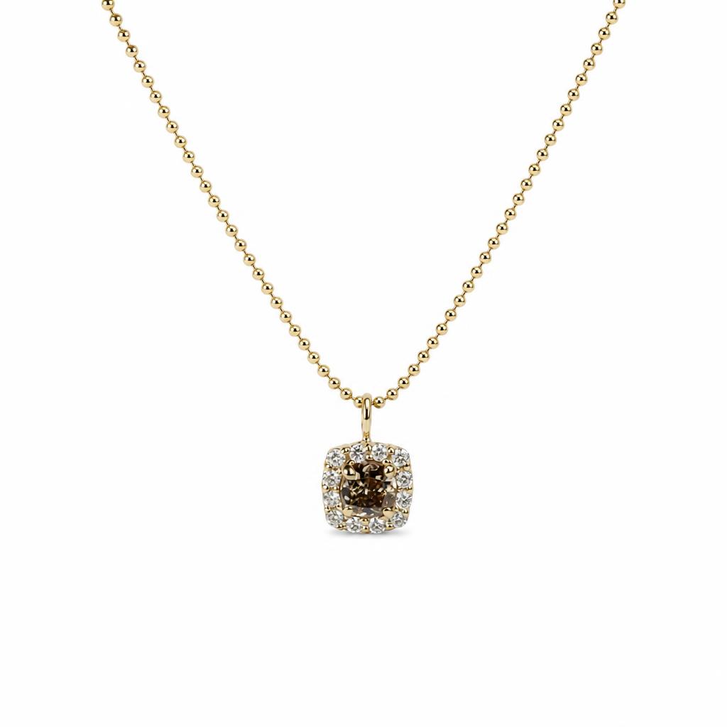 Featured image of this Women’s 14k Yellow Gold Diamond Necklace