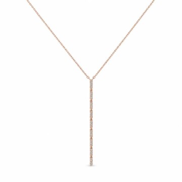 Featured image of this Women’s 14k Rose Gold Diamond Necklace