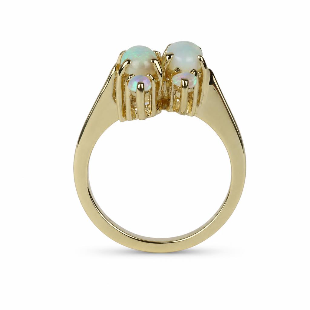 Gallery image of this Women’s 14k Yellow Gold Opal Ring Size 5