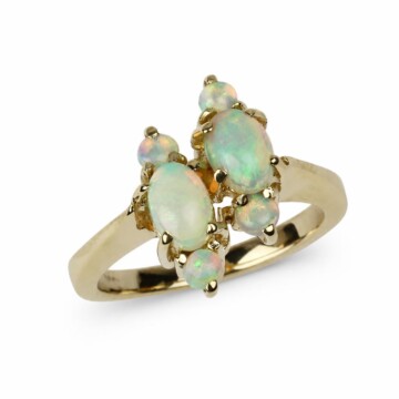 Featured image of this Women’s 14k Yellow Gold Opal Ring Size 5
