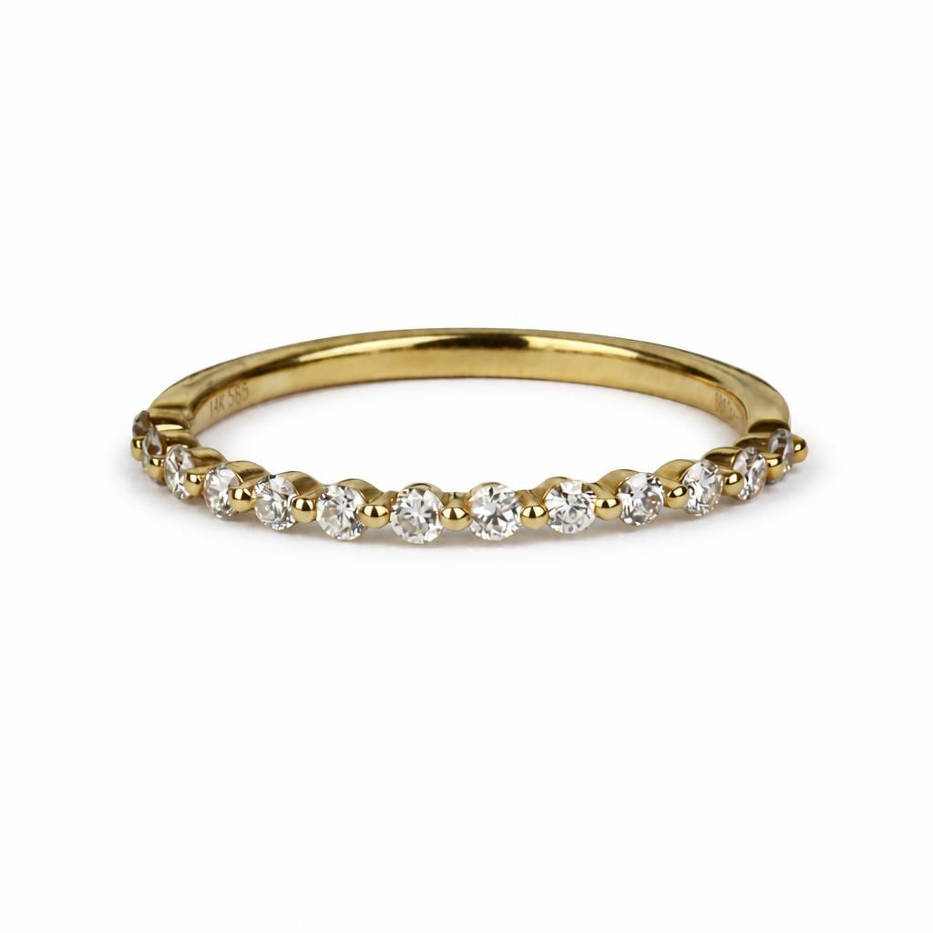 Gallery image of this Women’s 14k Yellow Gold Ring with 0.31ct TDW Diamond Size 7