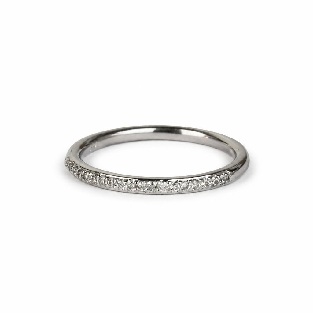 Gallery image of this Women’s 14k White Gold Ring with 0.12ct TDW Diamond Size 6.25
