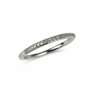 Featured image of this Women’s 14k White Gold Ring with 0.12ct TDW Diamond Size 6.25