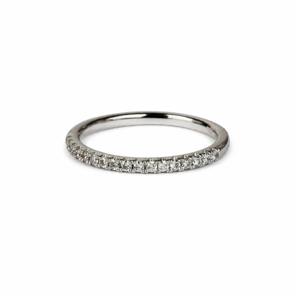Gallery image of this Women’s 14k White Gold Ring with 0.19ct TDW Diamond Size 6