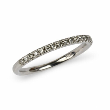 Featured image of this Women’s 14k White Gold Ring with 0.19ct TDW Diamond Size 6