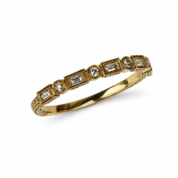 Featured image of this Women’s 14k Yellow Gold Ring with 0.24ct TDW Diamond Size 6.75