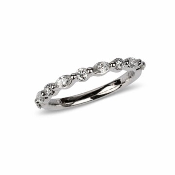 Featured image of this Fischer Women’s 14k White Gold Ring with 0.51ct TDW Diamond Size 7