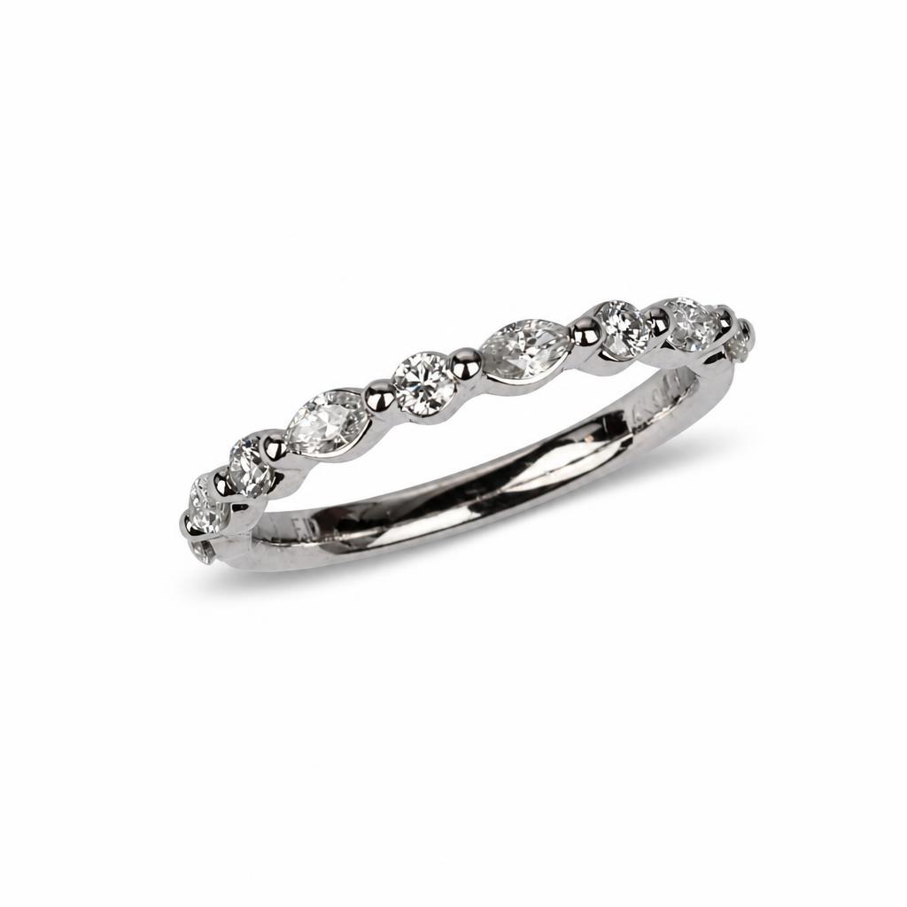 Featured image of this Fischer Women’s 14k White Gold Ring with 0.51ct TDW Diamond Size 7
