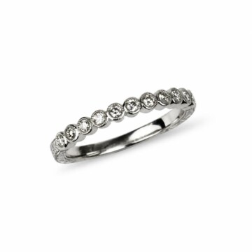Featured image of this Women’s 14k White Gold Ring with 0.22ct TDW Diamond Size 6.5