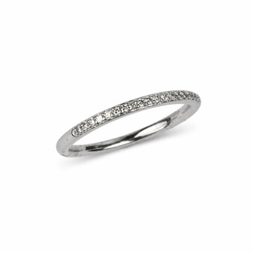 Featured image of this Women’s 14k White Gold Ring with 0.12ct TDW Diamond Size 6.25