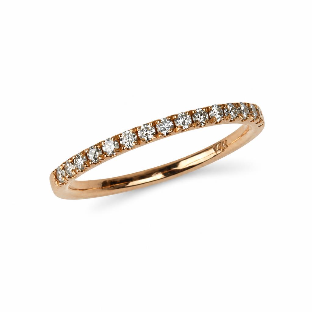 Featured image of this Women’s 14k Rose Gold Ring with 0.25ct TDW Diamond Size 6