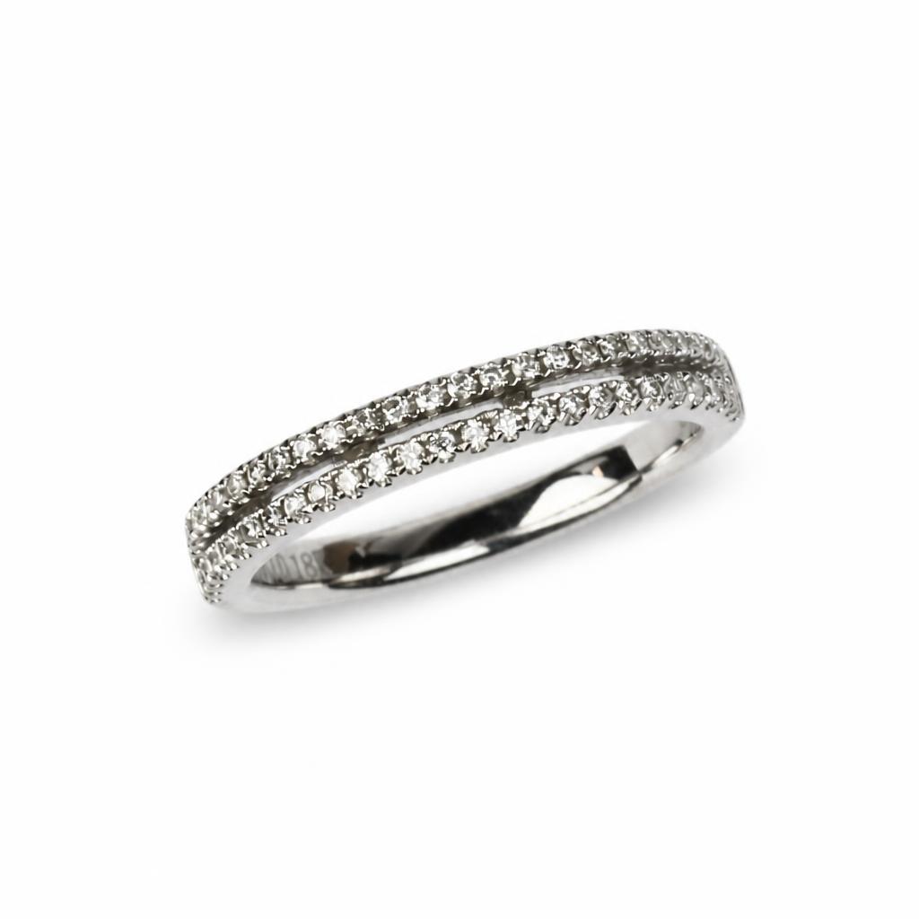Featured image of this 18k White Gold Ring with 0.40ct TDW Diamond Size 6