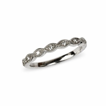 Featured image of this Fischer Women’s 14k White Gold Ring with 0.10ct TDW Diamond Size 7