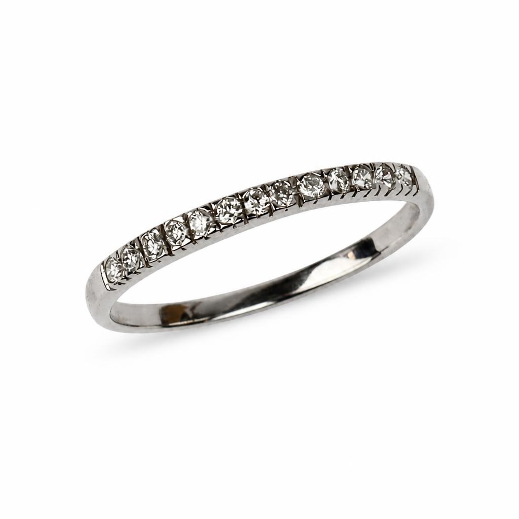 Featured image of this Women’s 14k White Gold Ring with 0.20ct TDW Diamond Size 8.75
