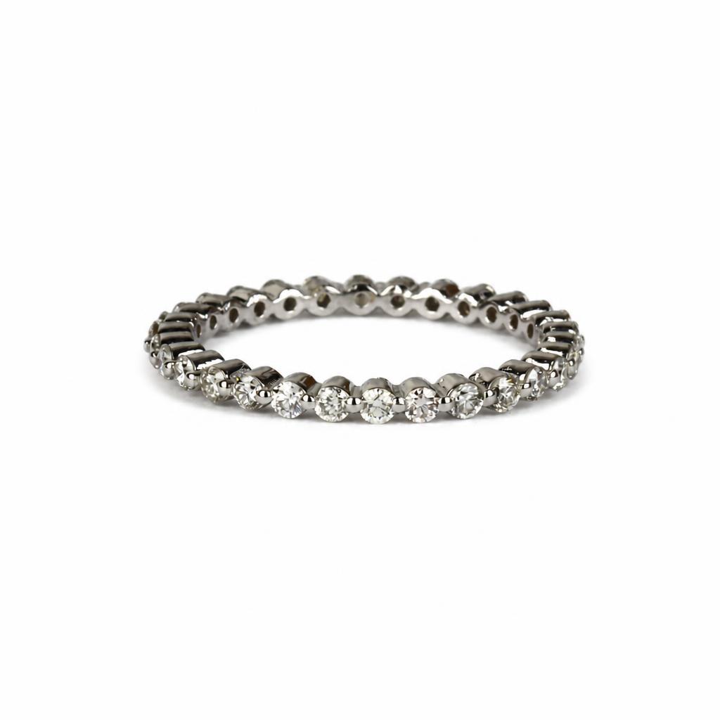 Gallery image of this Women’s 14k White Gold Eternity Band Ring with 0.67ct TDW Diamond Size 6.75