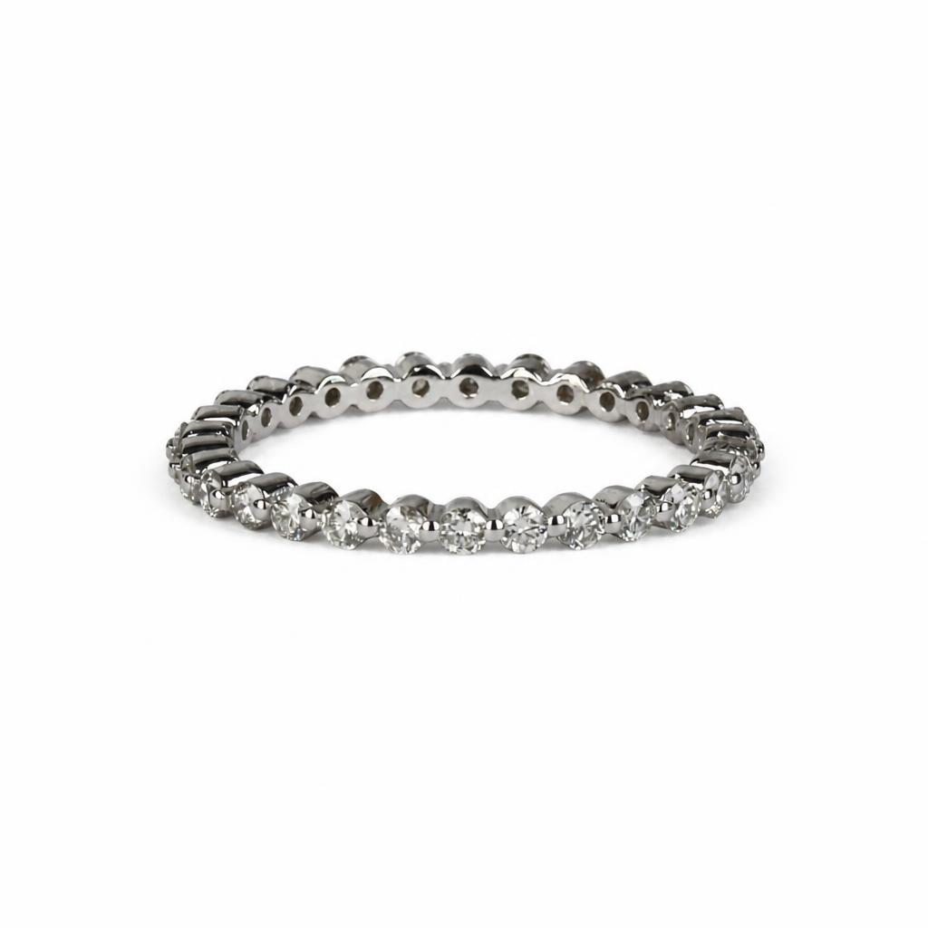 Gallery image of this Women’s 14k White Gold Eternity Band Ring with 0.67ct TDW Diamond Size 6.75