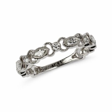 Featured image of this Fischer Women’s 14k White Gold Ring with 0.50ct TDW Diamond Size 7