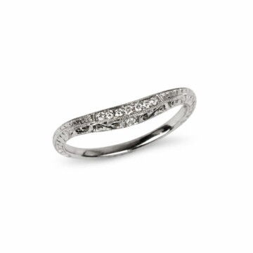 Featured image of this Women’s 14k White Gold Ring with 0.04ct TDW Diamond Size 6.5