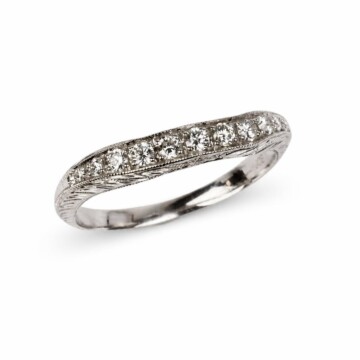 Featured image of this Women’s 14k White Gold Ring with 0.24ct TDW Diamond Size 7