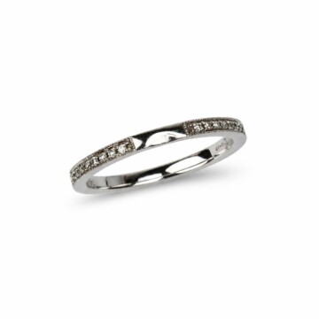 Featured image of this Women’s 14k White Gold Ring with 0.09ct TDW Diamond Size 6.5