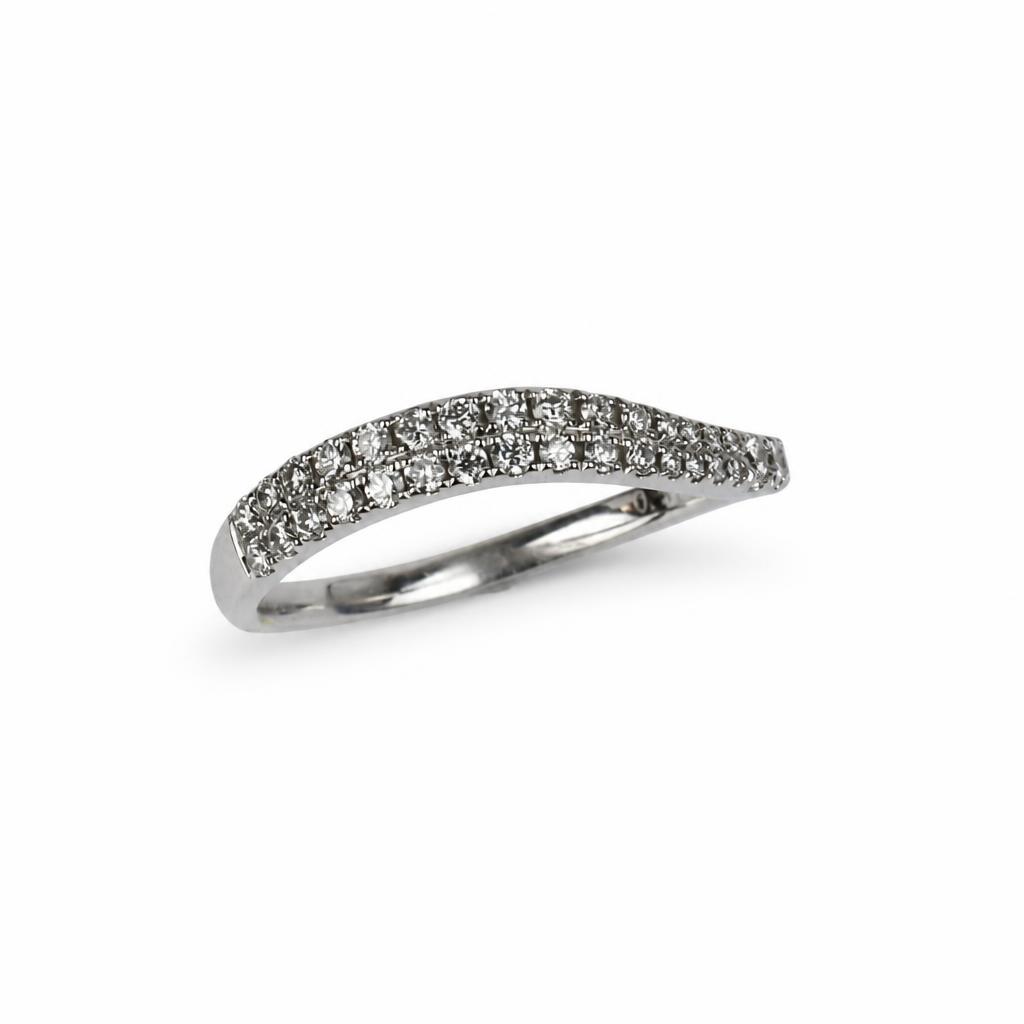 Featured image of this Fischer Women’s 14k White Gold Ring with 0.31ct TDW Diamond Size 6