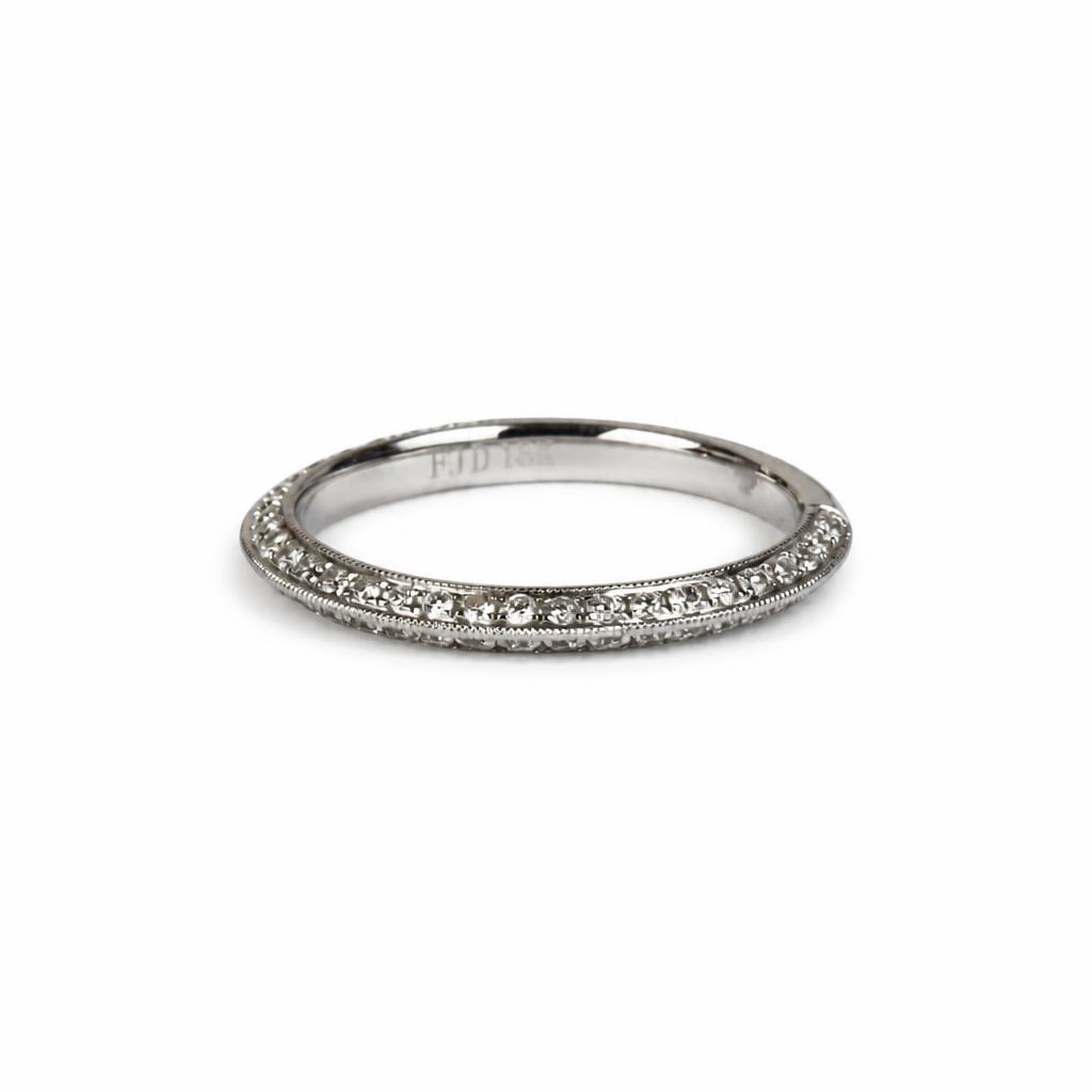 Gallery image of this Fischer Women’s 18k White Gold Ring with 0.42ct TDW Diamond Size 6.25