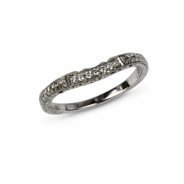 Featured image of this Women’s 14k White Gold Ring with 0.05ct TDW Diamond Size 6.5