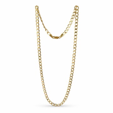 Featured image of this Men’s 14k Yellow Gold Curb Chain Necklace
