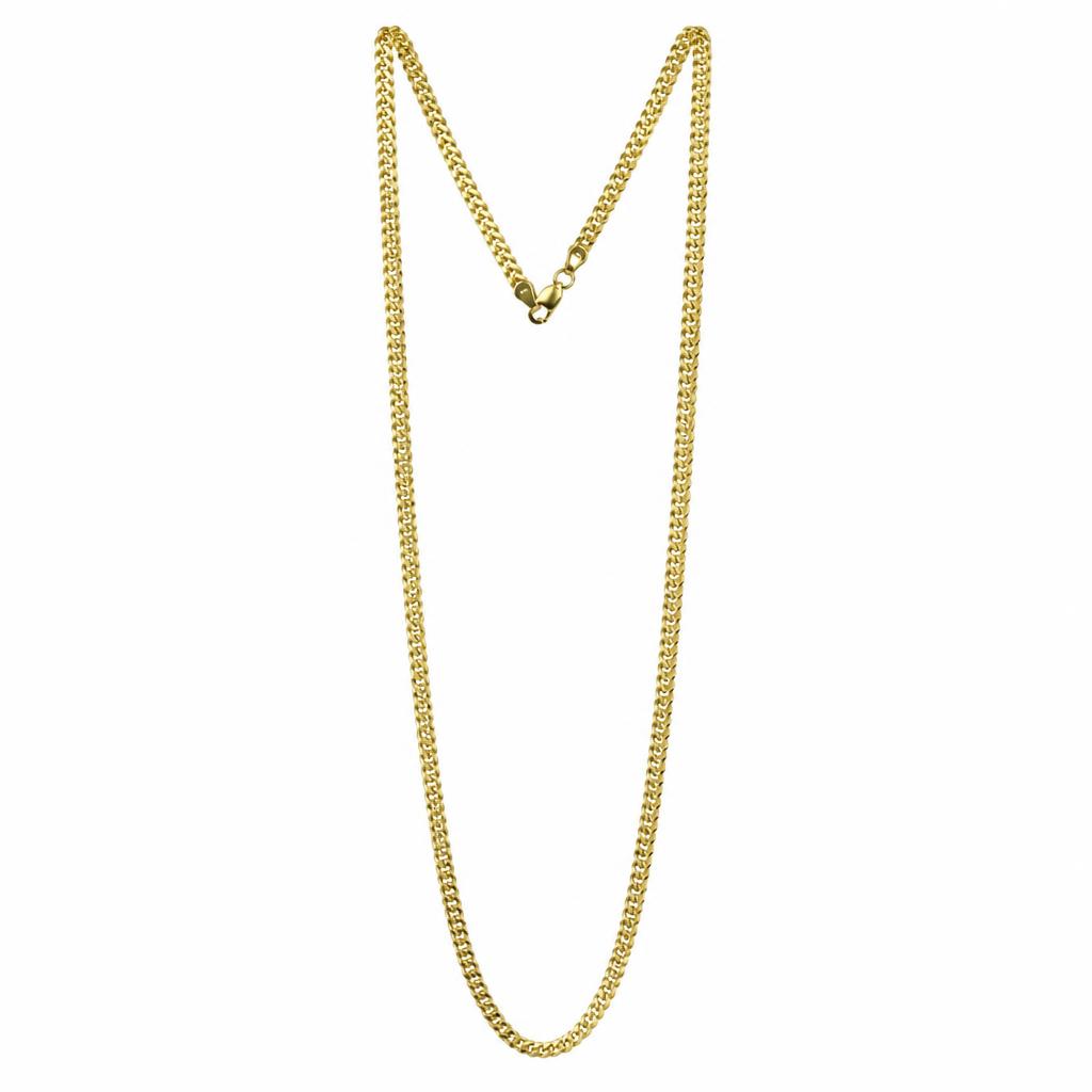 Featured image of this Men’s 14k Yellow Gold Chain Necklace