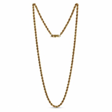 Featured image of this Men’s 14k Yellow Gold Rope Chain Necklace